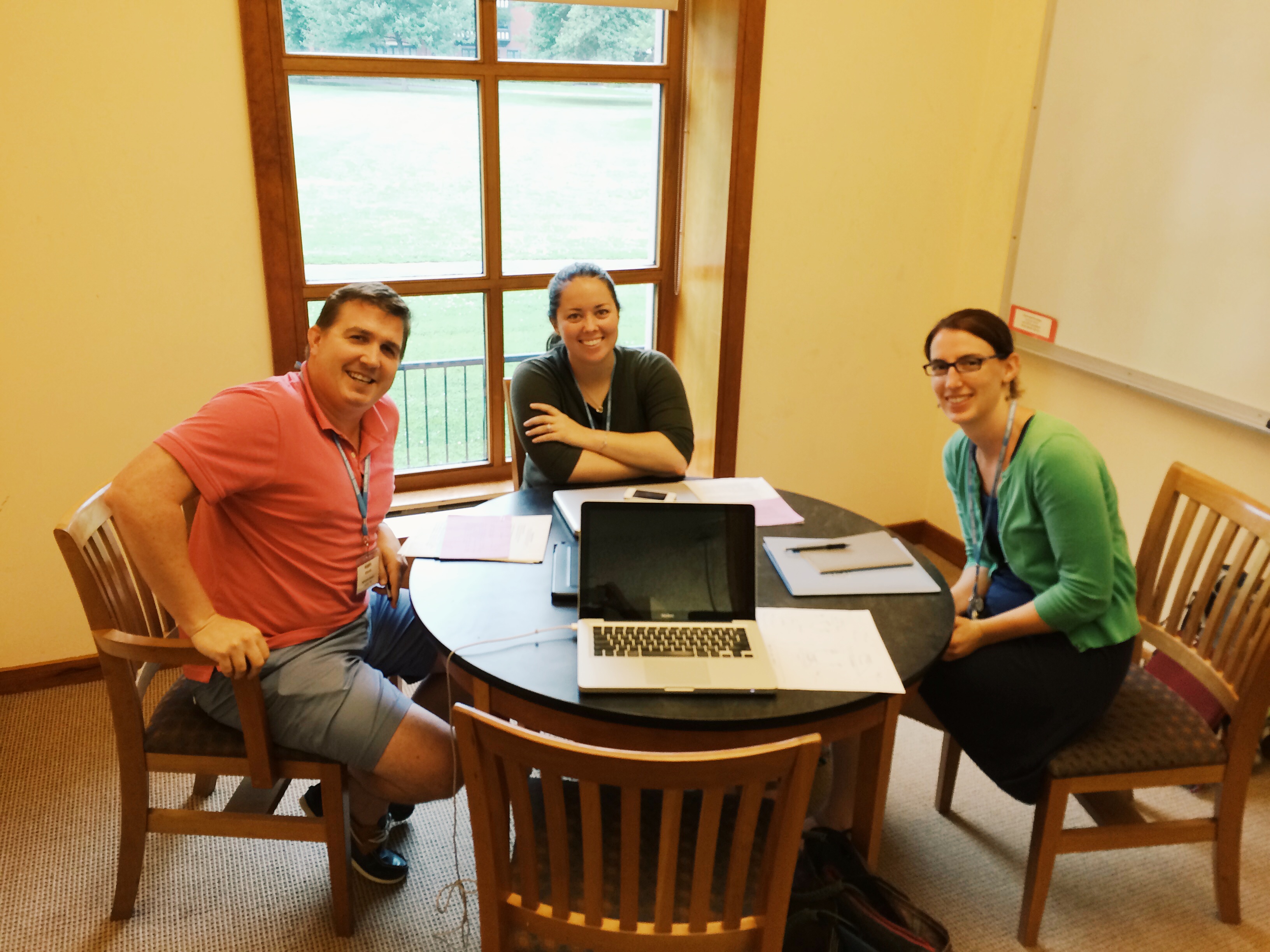 My awesome Critical Friends Group. 